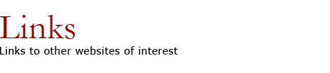 Links - Links to other websites of interest
